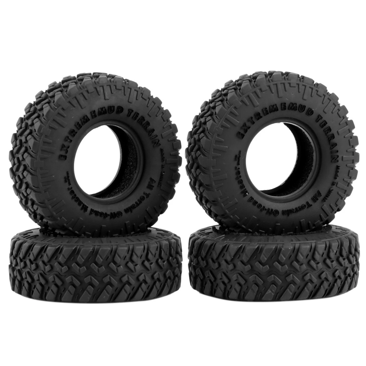 

1.0 Soft Rubber Wheel Tire 52mm for 1/24 RC Crawler Car Axial SCX24 Bronco Gladiator FMS FCX24 Enduro24 TRX4M Upgrade Parts