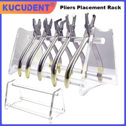 1Pc New Orthodontic Pliers Forceps Placement Acrylic Rack Dental Tool Scissors Pliers Stand Holder Dentist Oral Tool Storage