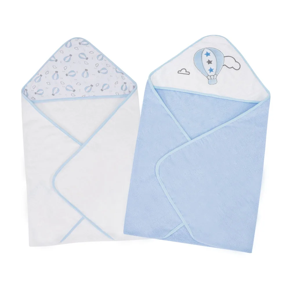 

2pcs Newborn Baby Cotton Towel for Kids 76*76cm Bath Towel Babies Hooded Poncho Infant Beach Spa Blanket 100% Cotton Towels