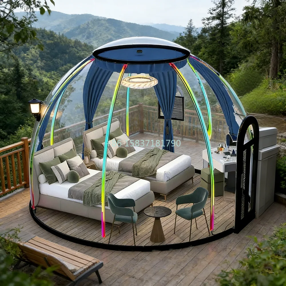 Waterproof Starry Sky Room China Oval Impact Resistance PC Star Bubble Transparent House Starry Sky Room for Hotel and Party