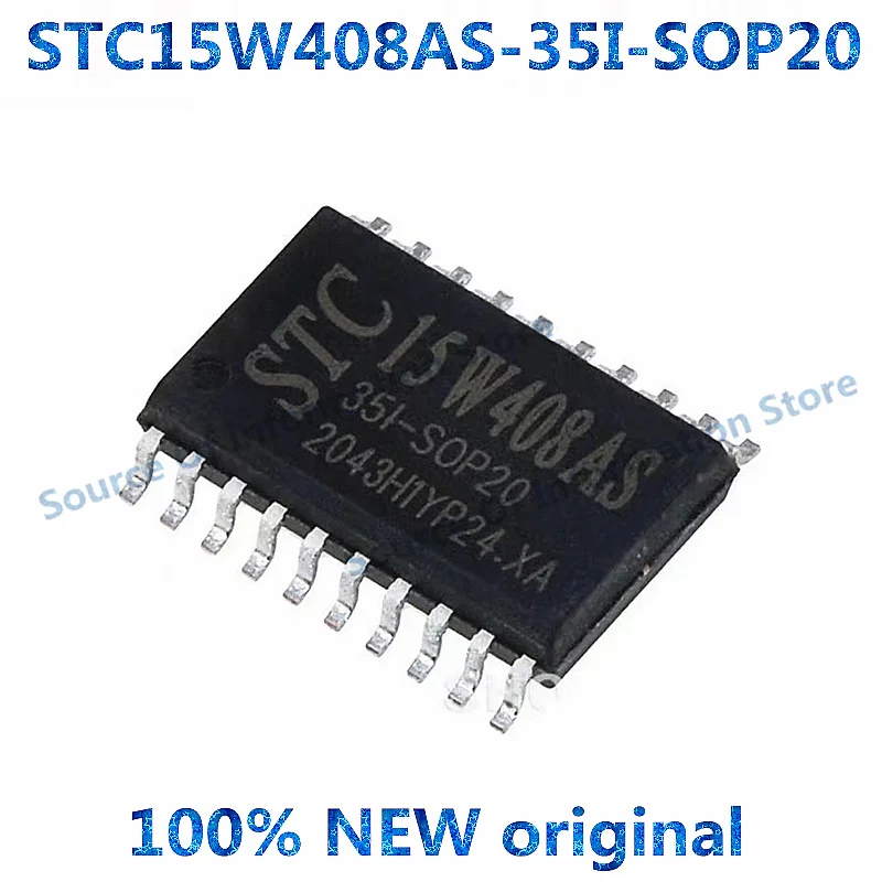 

10Pcs, MCU Integrated Circuit IC Chip, STC15W408AS-35I-SOP20, 100% New