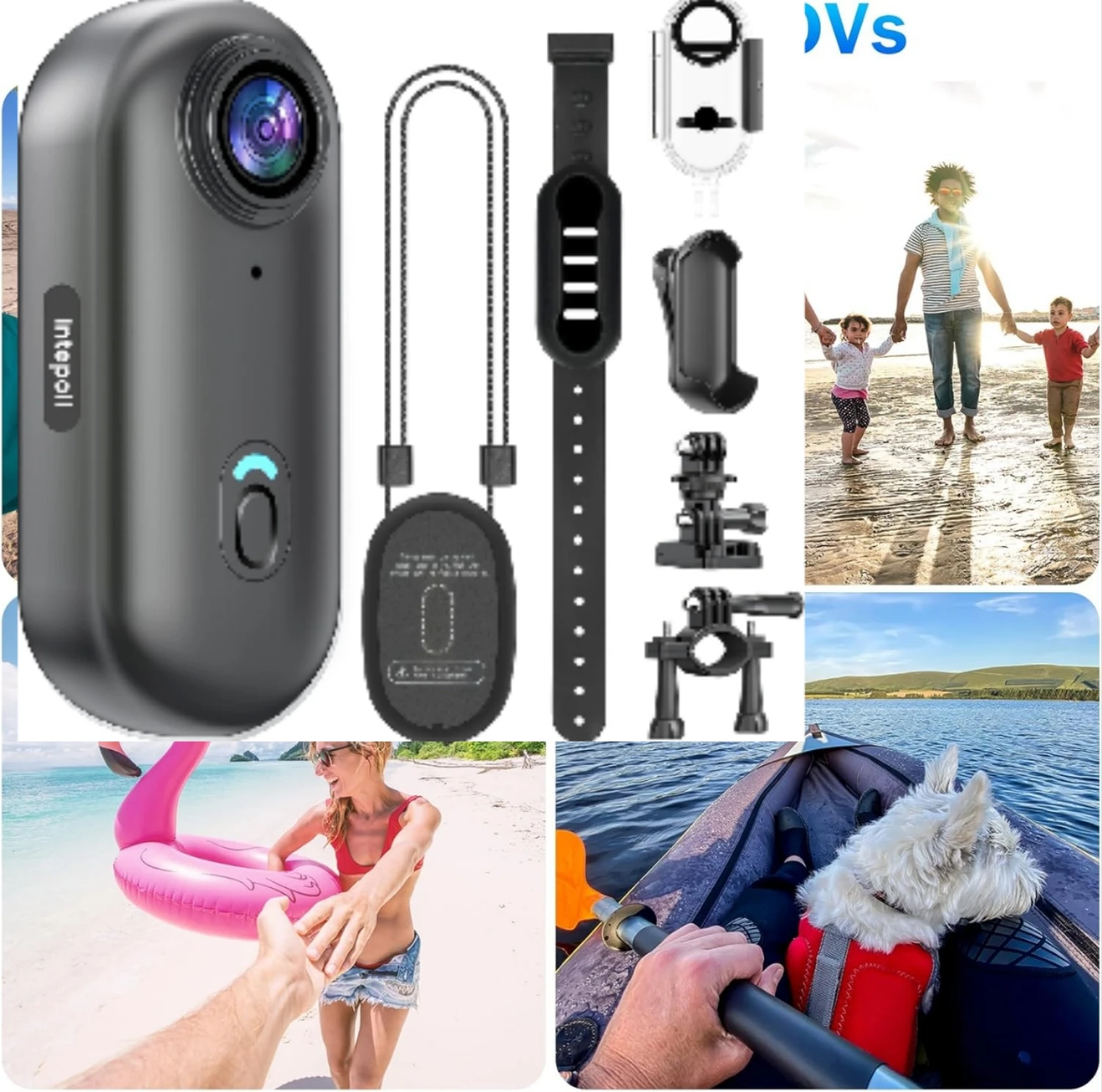 

4K 128GB Waterproof 30 Meters Deep Small Mini Magnetic POV Camera Vlog Sport Body Cam for Action Sport DV