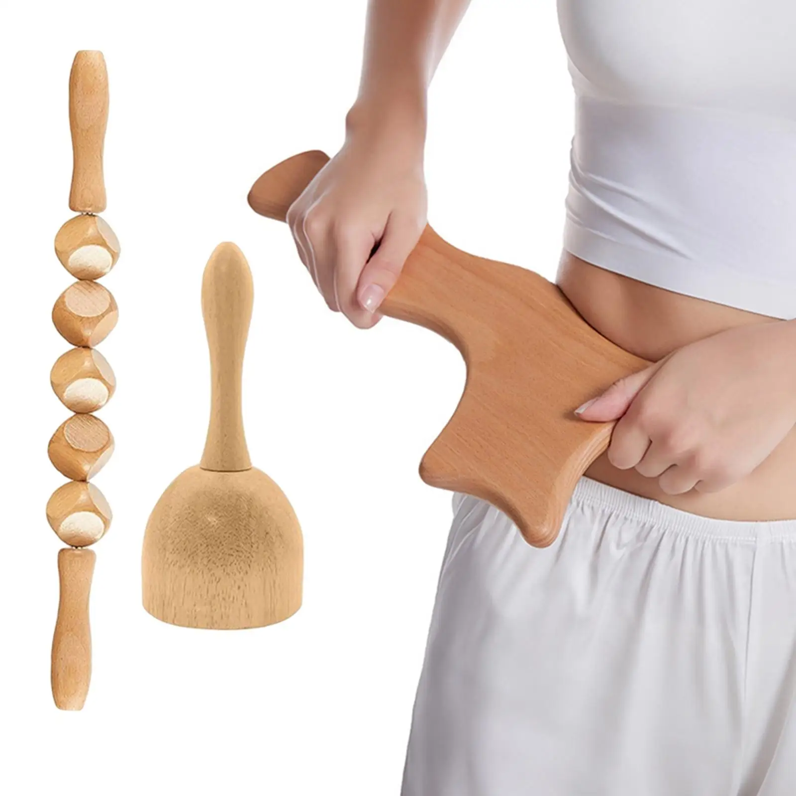 

Wood Therapy Recovery Handheld Roller Lymphatic Drainage Tools Massage Tools