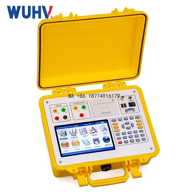 wmwmnu UHV-332 Portable Turns Ratio Transformer Ratio Tester TTR Meter