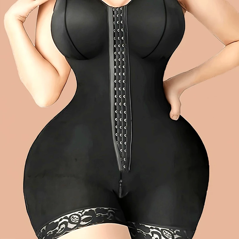 

АфрикулиA Боди с высокой компрессией Корректирующее белье Fajas Колумбийские пояса После хирургического использования Оболочка для похудения Тренажер для талии Body Shaper