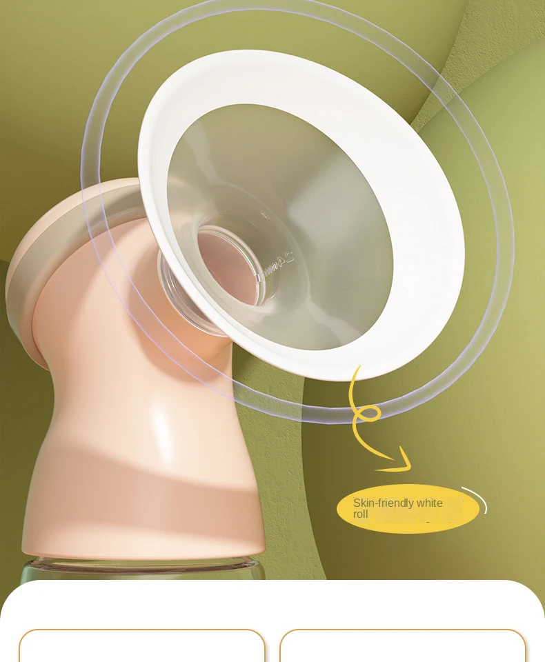 양측 전기 유축기 휴대용 충전식 산후 착유 마사지 BPA 없음, 인기 판매