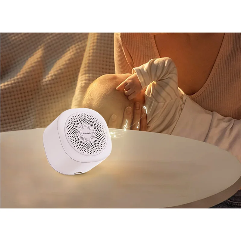 

Latest baby white noise speaker rechargeable baby sleep sound player night light timer