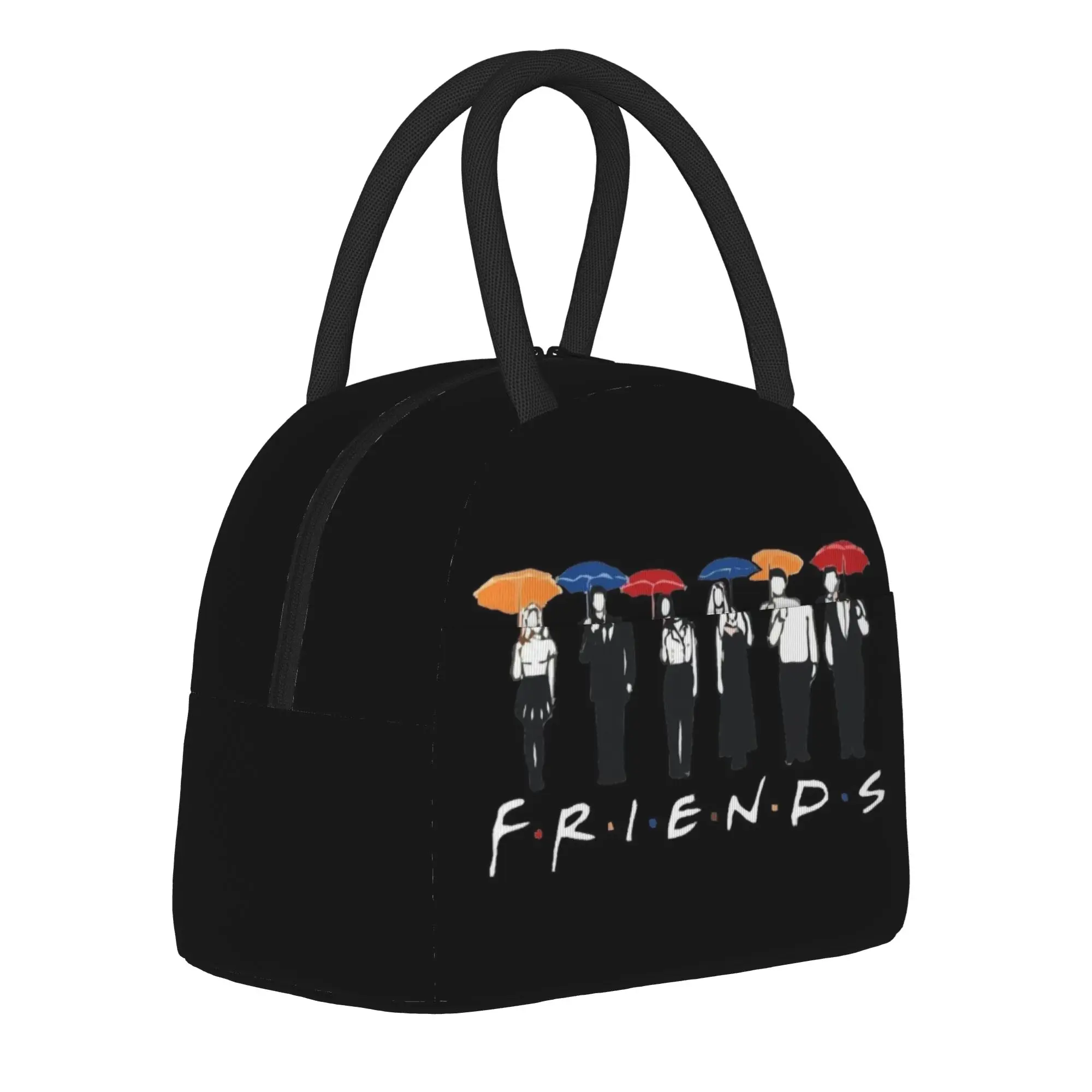 Friends TV Show Insulated Lunch Bags Portable  Lunch Container Thermal Bag Lunch Box Tote Beach  Outdoor Men Women