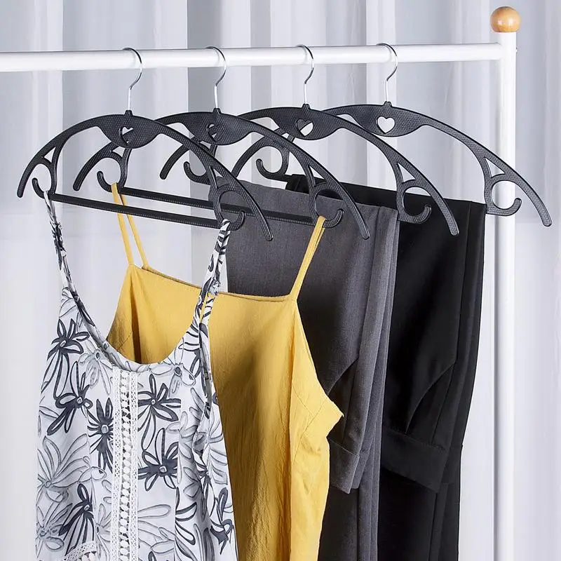 10 Pack No Shoulder Bump Suit Hangers Non-Slip Space Saving Clothes Hangers For Pants Bedroom Closet Shirts Coat