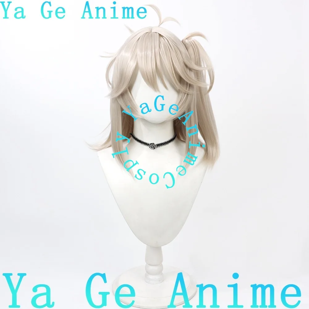 

VOICEVOX Kasukabe Ougi Cosplay Wig Realistic Scalp Anime Games Halloween Carnival Party Synthetic Heat Resistant Hair