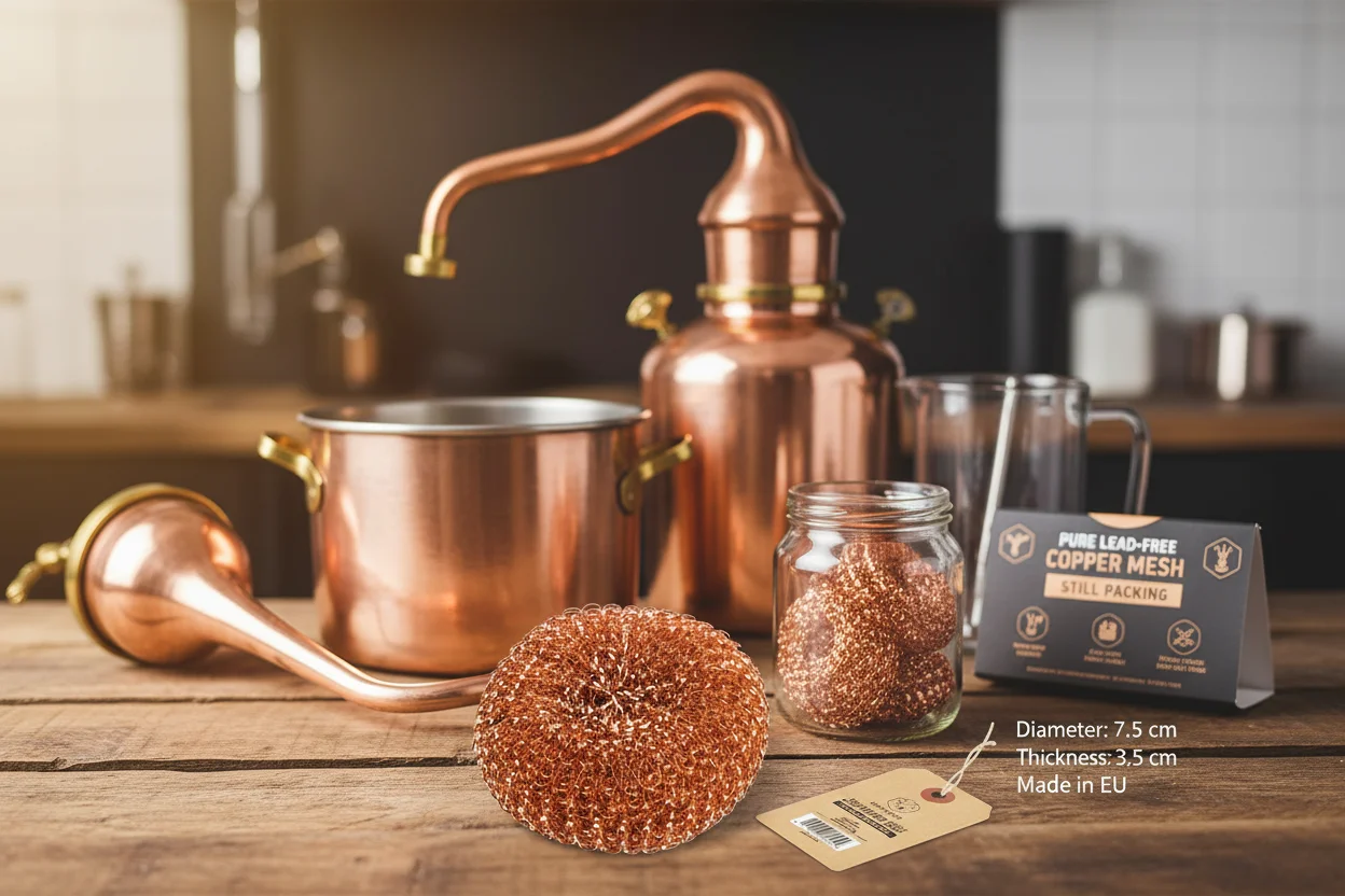 KegLand Copper Packing Scrubber Scourer Mesh, Catalitic Converter
