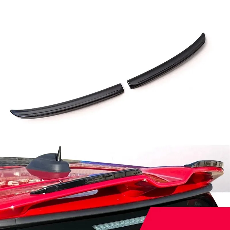 

HOT-For MINI F55 F56 Red Car Rear Trunk Roof Spoilers Primer Auto Tail Wing Decoration Exterior Modification Protective Replacem