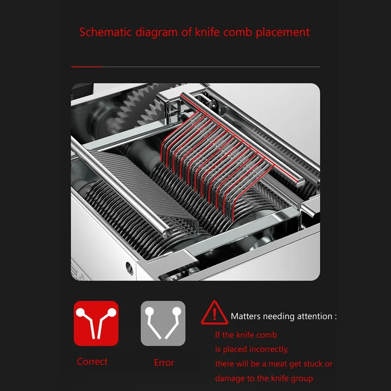 

Электрическая машина для нарезки мяса 110В/220В, коммерческая/бытовая, из нержавеющей стали, для нарезки овощей, мясорезка