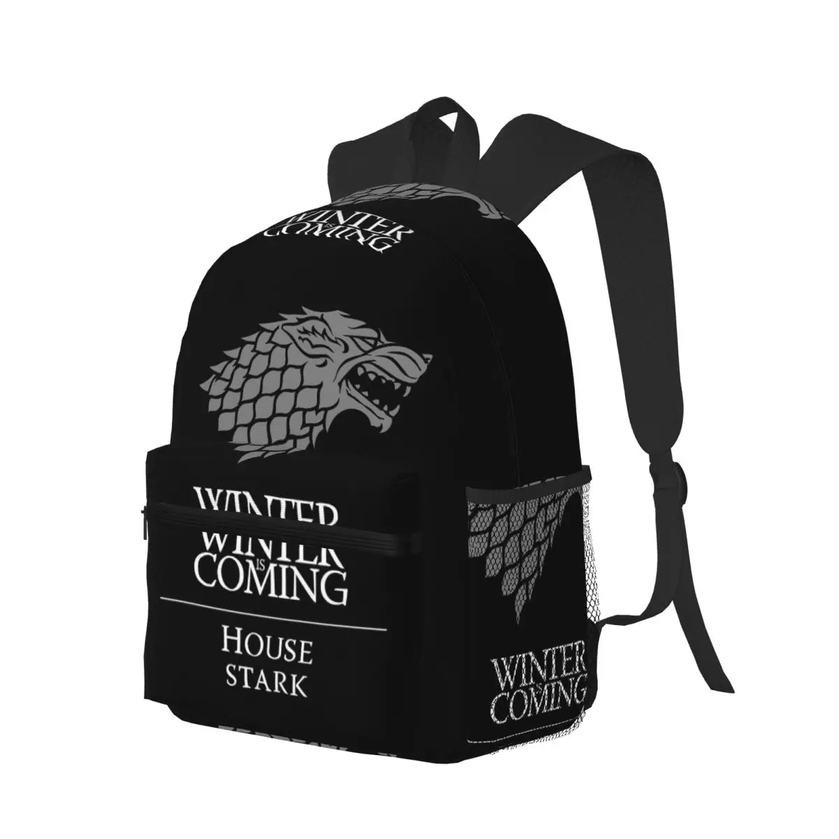 

Winter Is Coming Student Backpack School Bag Hiking Travel Daypack for Men Women Bookbag Shoulder Bags