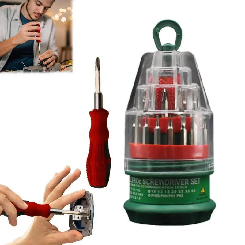 Screwdriver Set Multi-tool Nut Screw Driver 31 In 1 Pentalobe Torx Star For PC Laptop Phone Camera Eyeglass Watch Toys