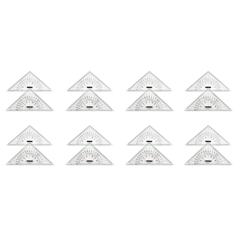 

16X Chart Drawing Triangle Ruler For Ship Drawing 300Mm Large-Scale Triangle Ruler