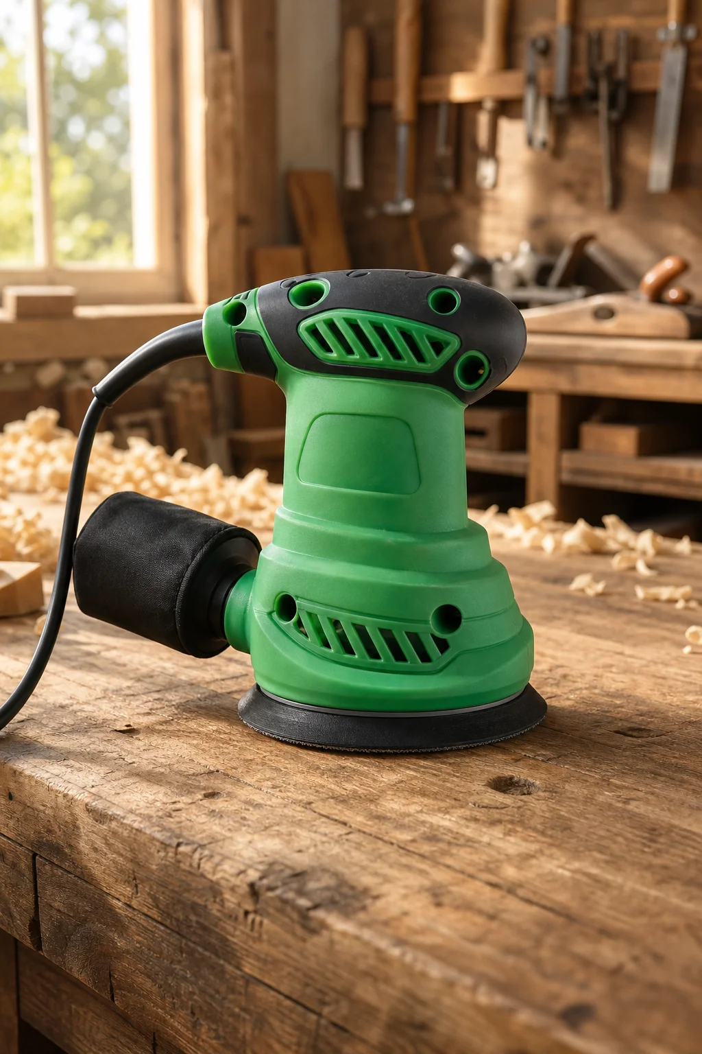 110V/220V Portable Random Ortbital Round Electric Sander Set High Power Car Polisher Surface Polishing Machine Sanding Tools