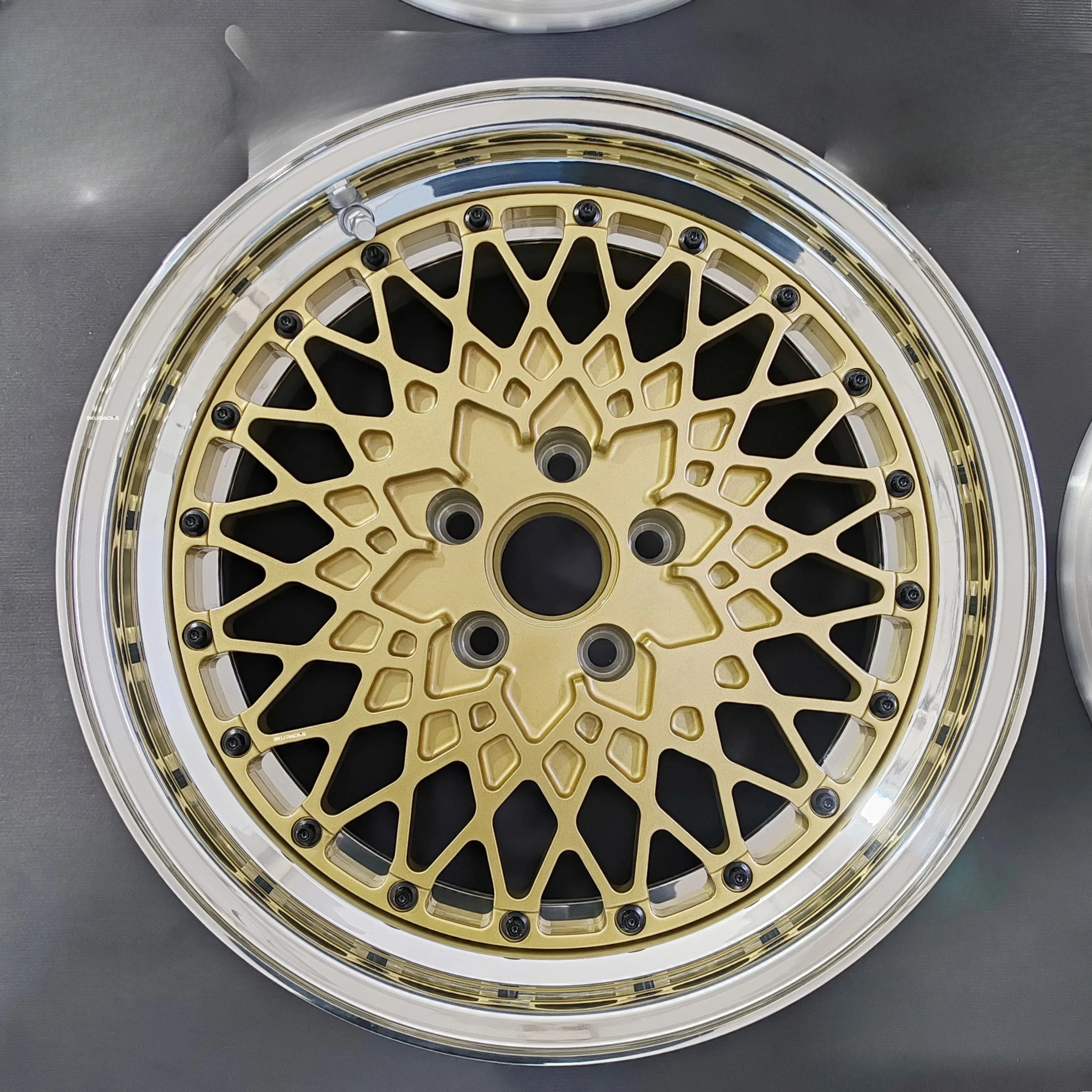 

E30 M3 E12 E28 535I 528I 320I E36 E23 735I 15 16 17 Inch Rims Custom Grid Design Alloy 4x100 Wheels Bku 3 Piece Wheels E50