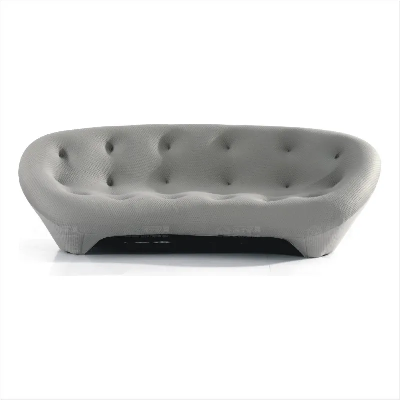 

shaped cotton special-shaped sofa, living room, hotel apartment, designer furniture, modern simple net red shell sofa