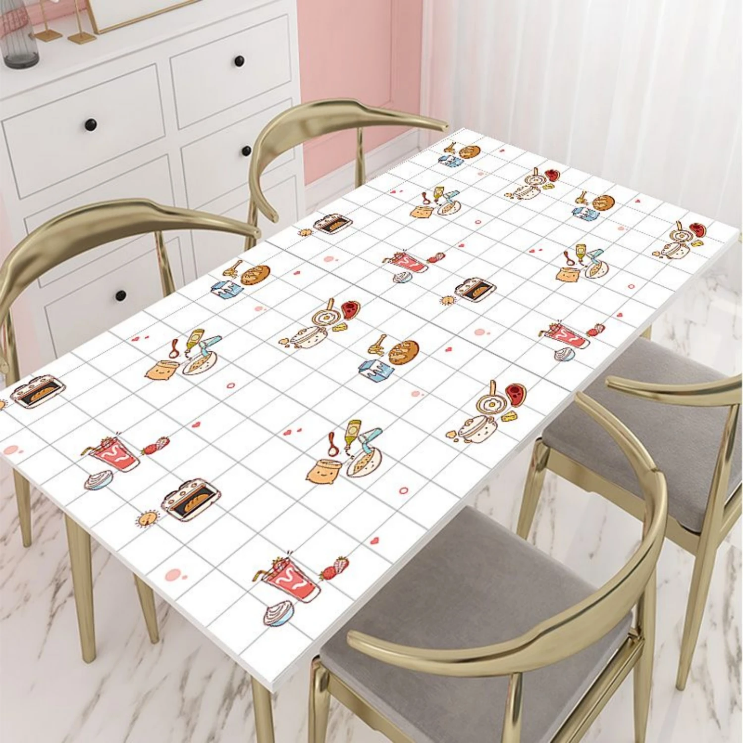 ملصقات ديكور رخامية 8 متر ذاتية اللصق مقاومة للماء ومقاومة للزيت من رقائق الألومنيوم لتجديد كونترتوب خزانة المطبخ