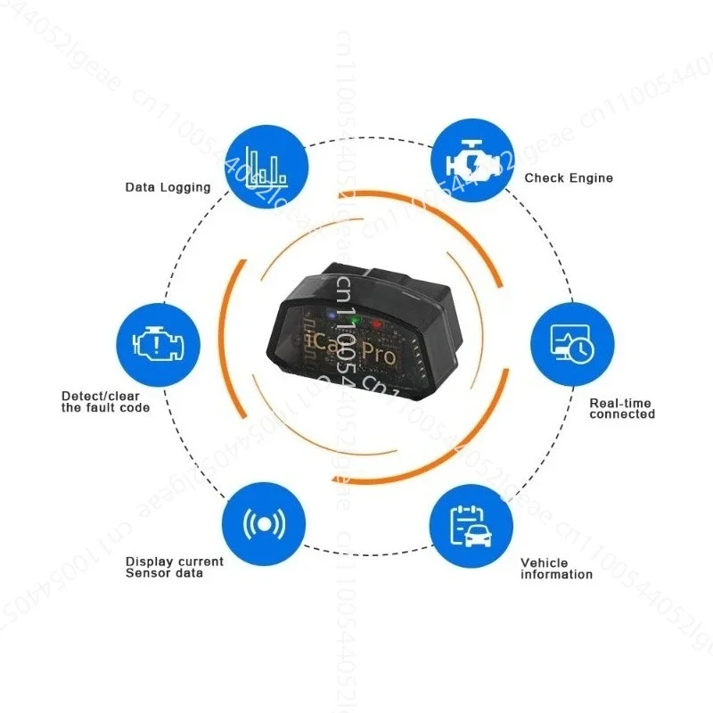 ICar Pro Automobile Inspection Instrument 4.0 Bluetooth OBD Driving Computer, Car Malfunction Fuel Consumption Detector