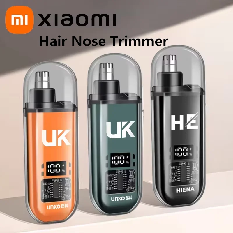 XIAOMI Electric Nose Hair clipper Mini Pocket Portable Nose Ears Hair Eyebrow Trimmer for Men Rechargeable Painless Clipper