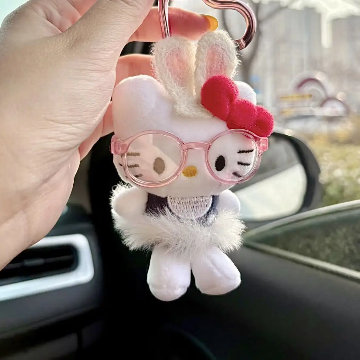 10 cm Hello Kitty Kawaii Sanrio Pluche Pop Tas Accessoires Decoratie Leuke Cartoon Anime Student Rugzak Meisjes Geschenken Zacht Speelgoed