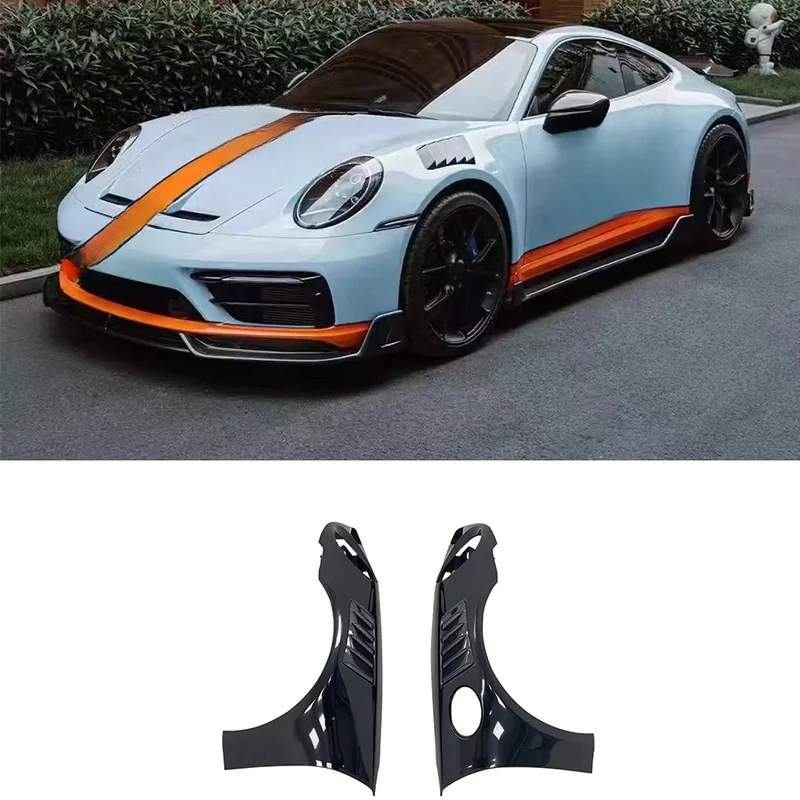 

GT-3 Style Carbon Fiber Front Body Kit Front Bumper Rear Bumper Side Skirt 992