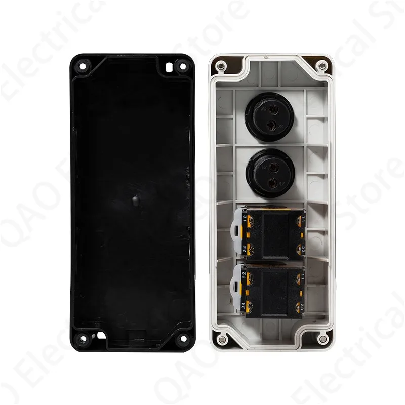 Button switch control box plastic hand-held self starting button waterproof box electrical industrial emergency stop switch i