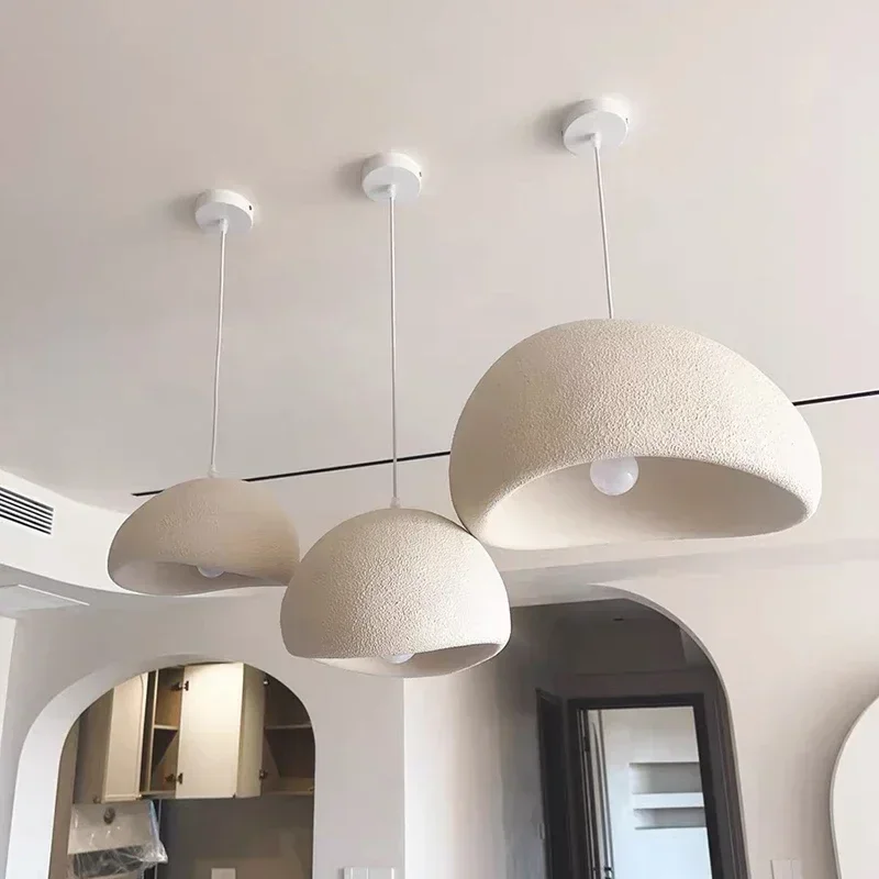 

Wabi Sabi Chandelier Living Dining Room Nordic Pendant Lights Lustre E27 LED Suspend Lamps Home Decor Loft Hanging Light Fixture