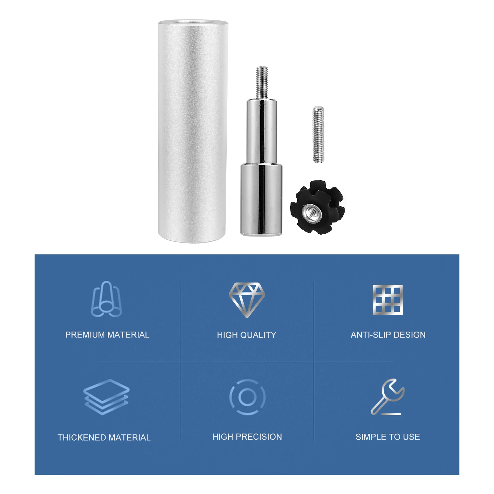 

1Set Nut Setter High Aluminum Alloy Front Fork Installer Replacement Tool Bike Headset Setting Tool