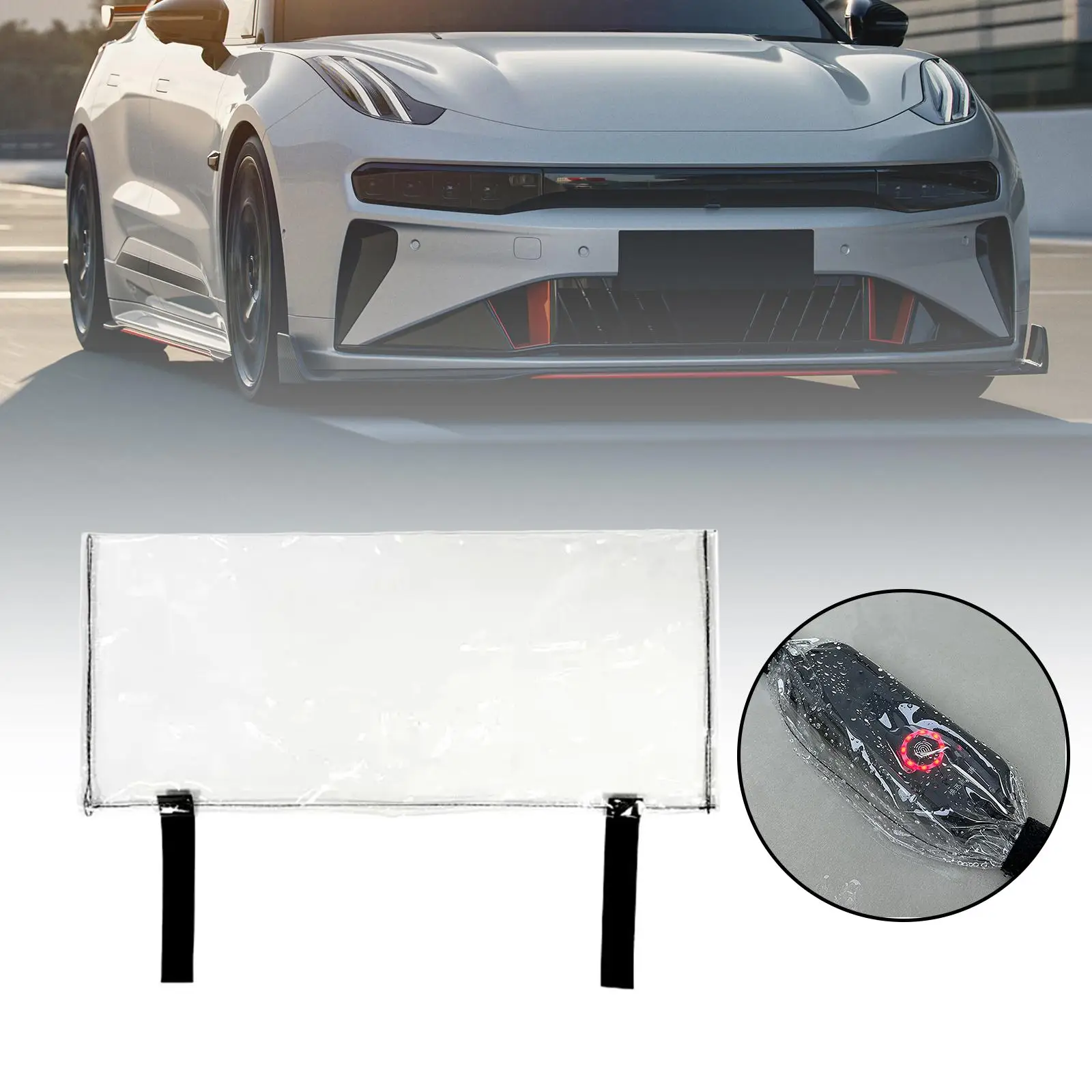 صندوق التحكم في شاحن السيارة الكهربائية، غطاء مقاوم للماء، متعدد الاستخدامات لحماية الطقس والمطر، تركيب بسيط، مادة PVC