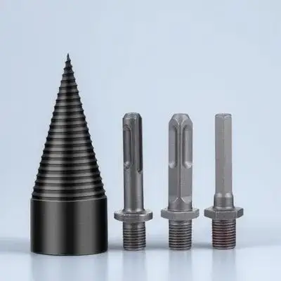 

32mm Firewood Splitter Drill Bit Electric Woodworking Tool Steel Material Anti Slip Groove Design Perfect for Oak Hickory Walnut