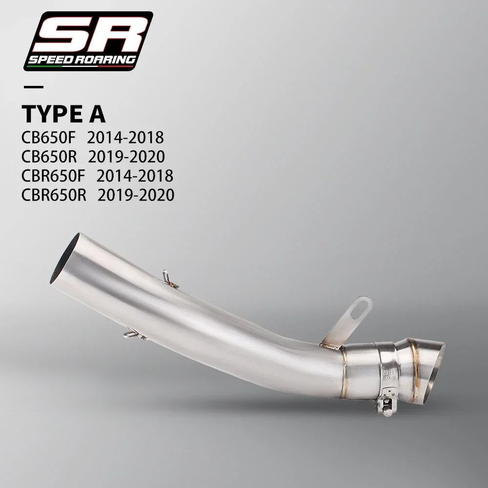 

For 2014-2018 CB650F CBR 650 (60MM) EXHAUST SYSTEM motorcycle link slide in exhaust pipe motorcycle exhaust