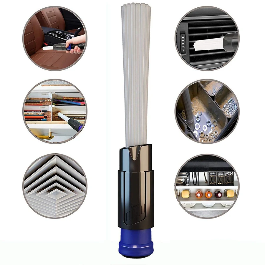 Vacuum Dust Brush with Vacuum Attachment for Dyson V10 V8 V7 or V6 Vacuum Dust Cleaner Converter Adapter Replacement