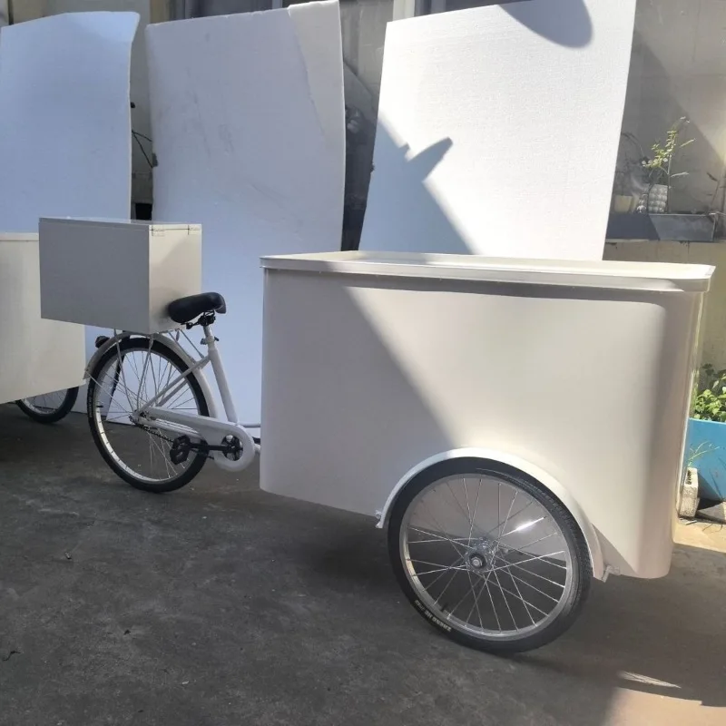 Mobile stall tricycle Internet celebrity upside down donkey food truck Food promotion display car