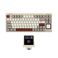 EPOMAKER RT80 75% Tri-mode Wired/Wireless Hot-swap Mechanical Keyboard with Touch Screen and Mini Display NKRO for Office/Game