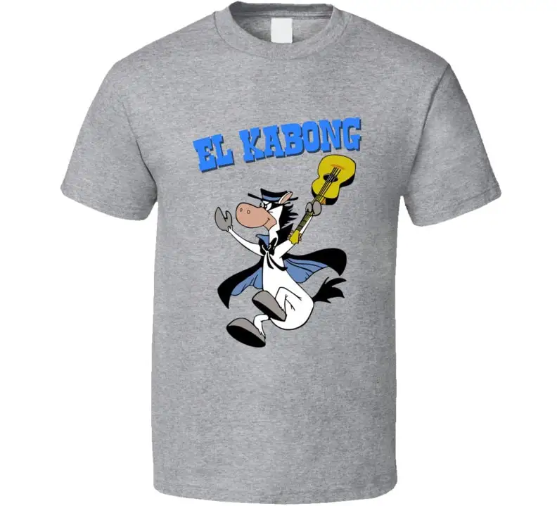 El Kabong Quickdraw Mcgraw Vintage Retro Classic Cartoon Throwback T Shirt