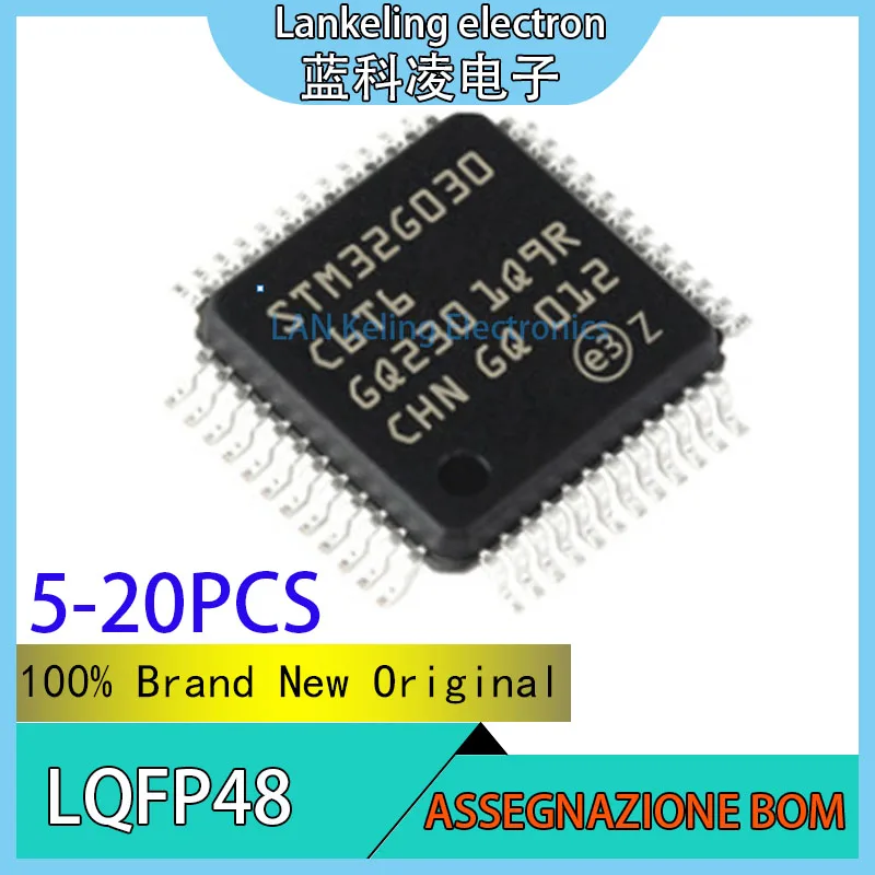 

(5-20PCS)STM32G030C6T6 STM STM32G STM32G030 STM32G030C6 STM32G030C6T 100% Brand New Original Chip IC LQFP48