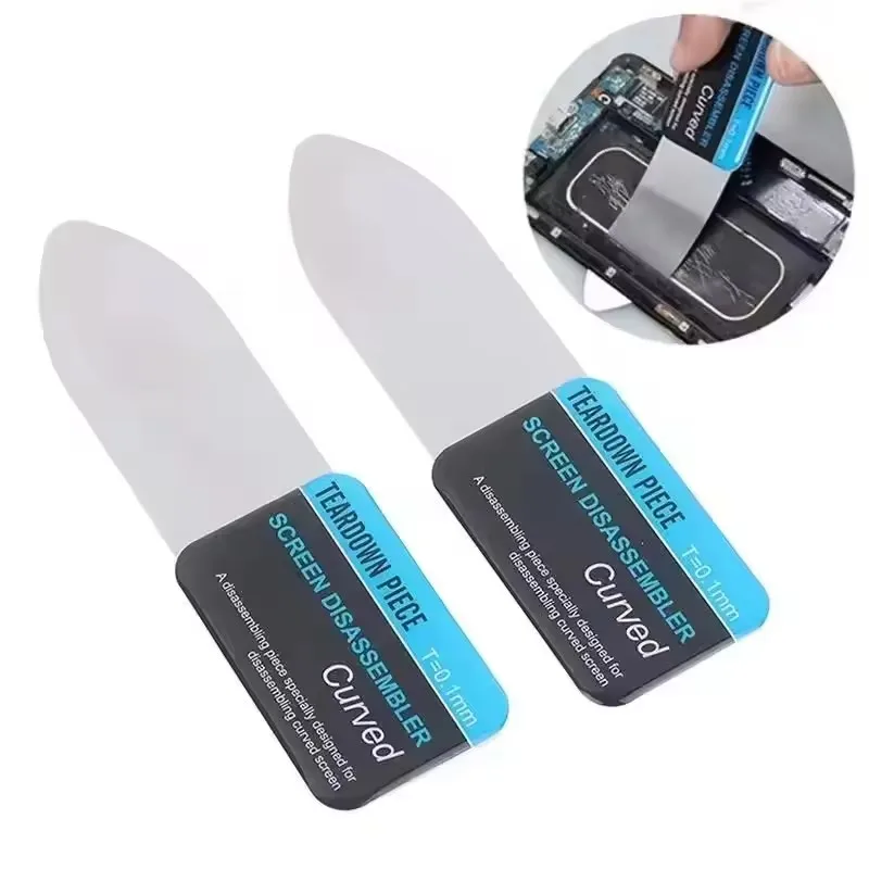 1-5PCS Stainless Steel Blade Soft Thin Pry Spudger Cell Phone Tablet Screen Battery Opening Tools For Samsung IPhone IPad Opener