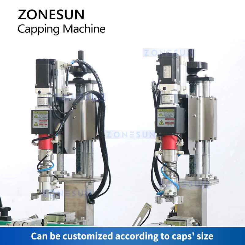 ZONESUN existent Twist Off Métal LDPCap Bouteille Cachée Machine avec Cap Feeder ZS-XG440T2