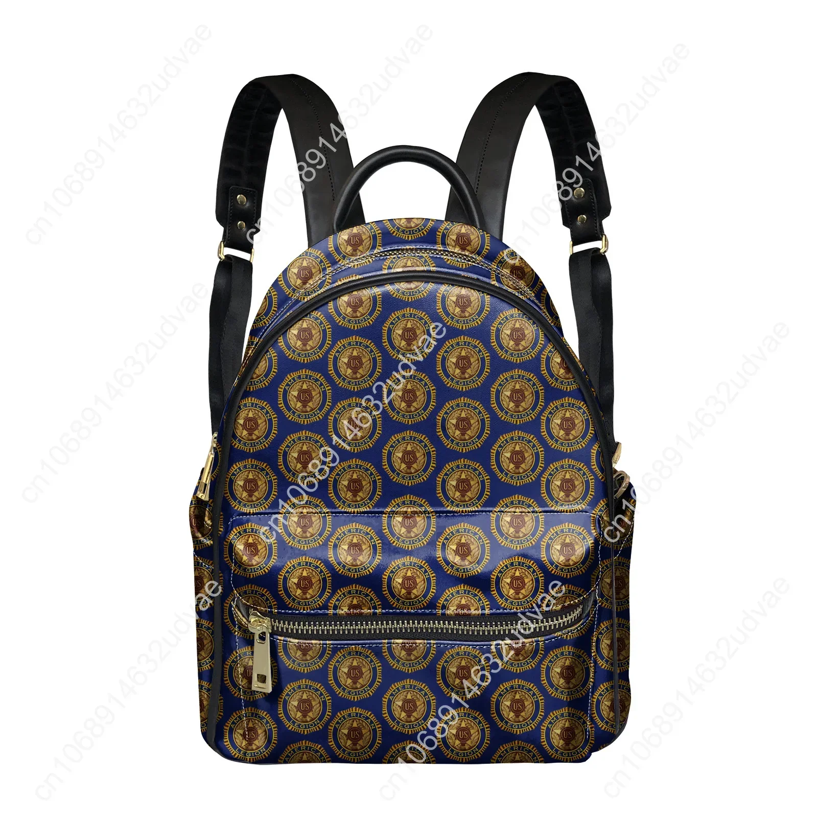 American Legion Logo Backpack Womens Men Knapsack Personalized Text Image Double Shoulder Bag Business Rucksack Gift Daypack