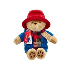 12cm Original Classic Paddington Bear Plush Toy Kawaii Small Bear Portable Handbag Stuffed Dolls High Quality Children Gifts