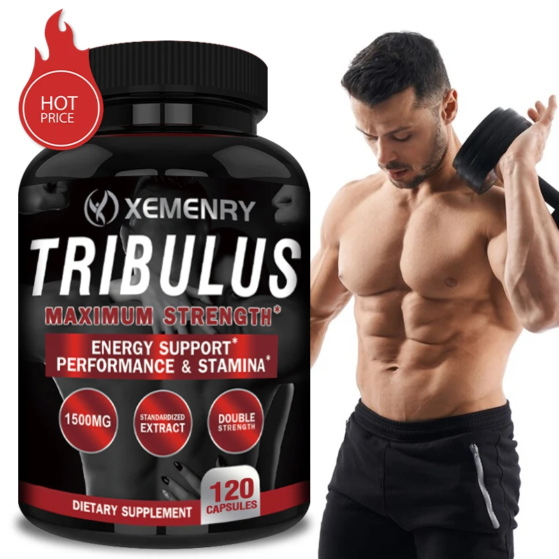 Tribulus Capsules - Lose Excess Fat, Improve Performance, Muscle Building Workout Supplement