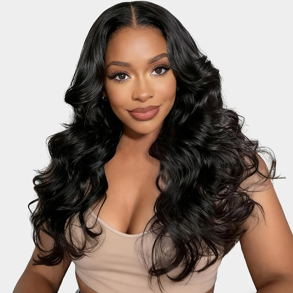 

13x4 HD Lace Frontal Wig 13x6 Lace Front Human Hair Wig for Black Women 46 Inch Body Wave 360 Full Lace Wigs Brazilian Hair Wigs
