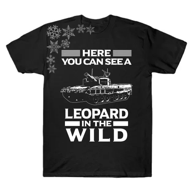 

Here You Can See A Leopard In The Wild. German Leopard Tank T-Shirt. Summer Cotton O-Neck Short Sleeve Mens T Shirt New S-3XL