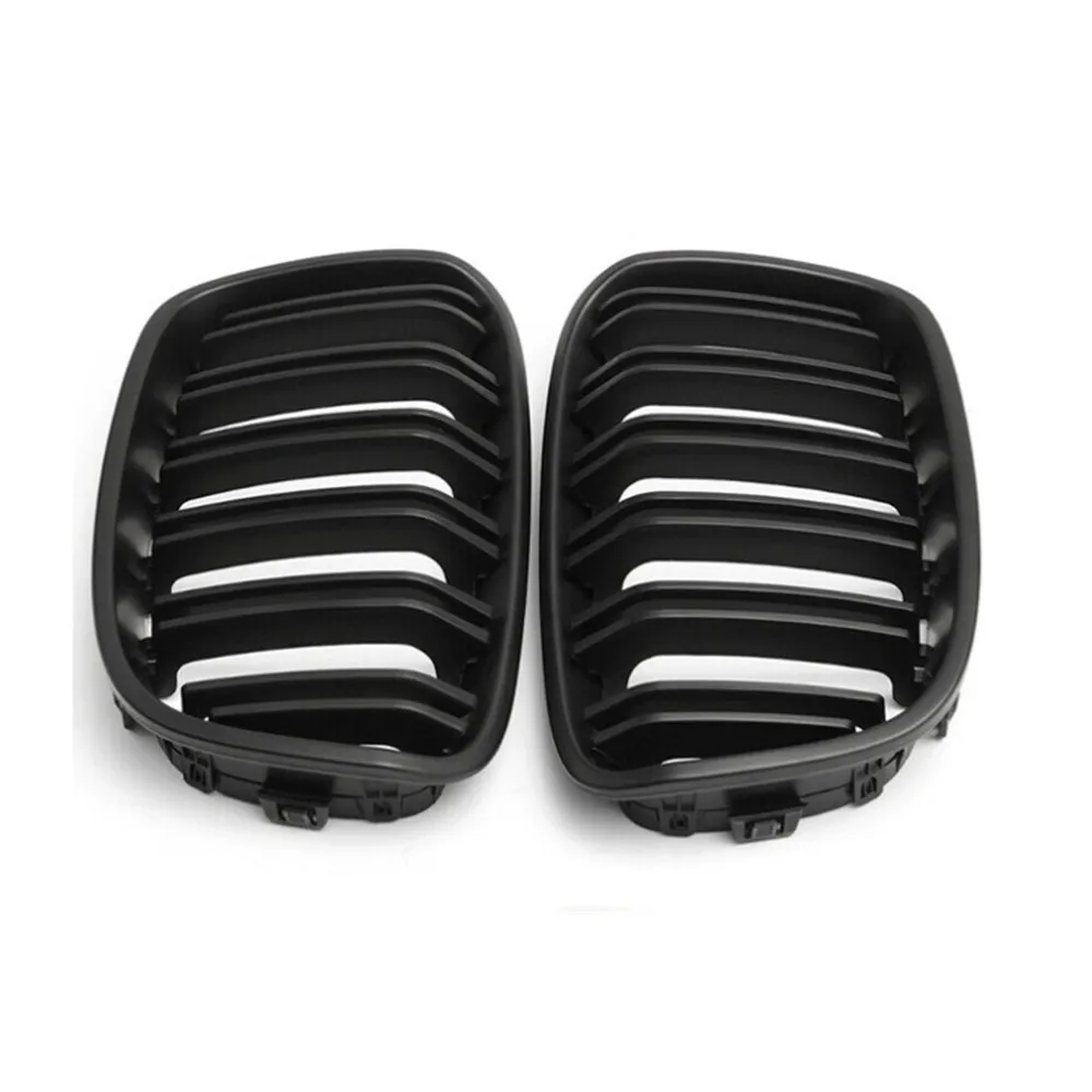 Für BMW 1er F20 F21 2011–2014 Einzel-/Doppel-/Diamant-Stil Frontstoßstange Racing Grille Nierengitter Autoersatz – Detail 6
