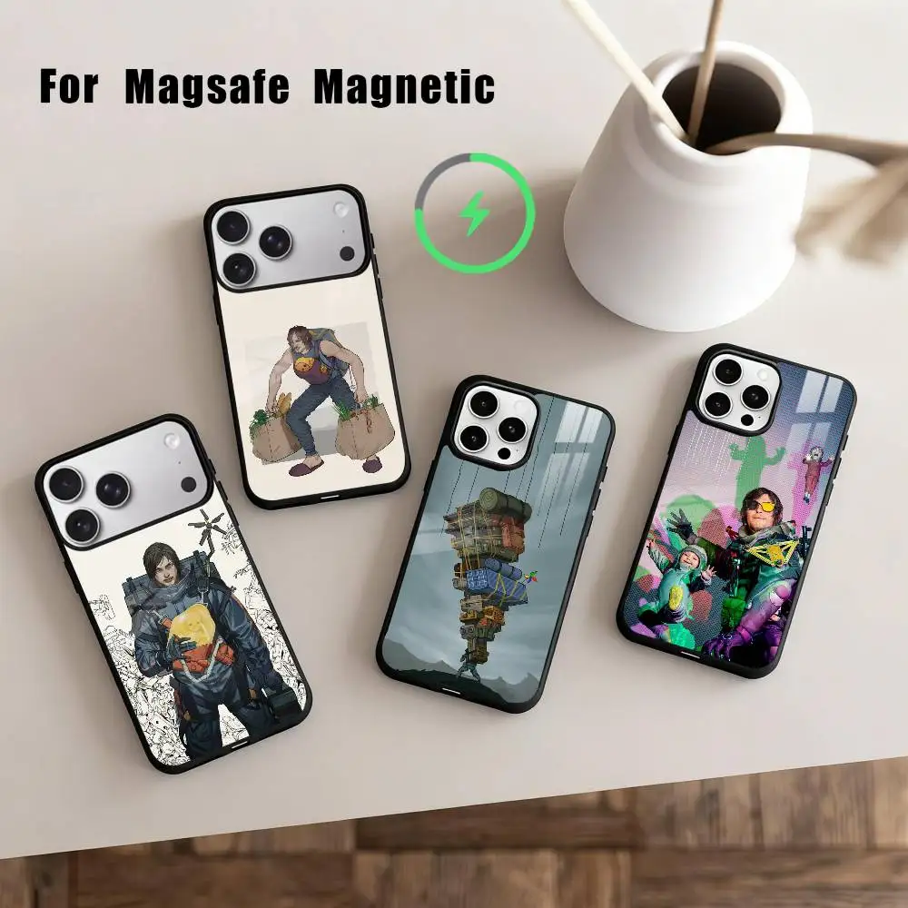 

G-Game D-Death S-Stranding Phone Case For iPhone17,16,15,14,13,12,11 Plus,Pro Max Magnetic For Magsafe Wireless Charging