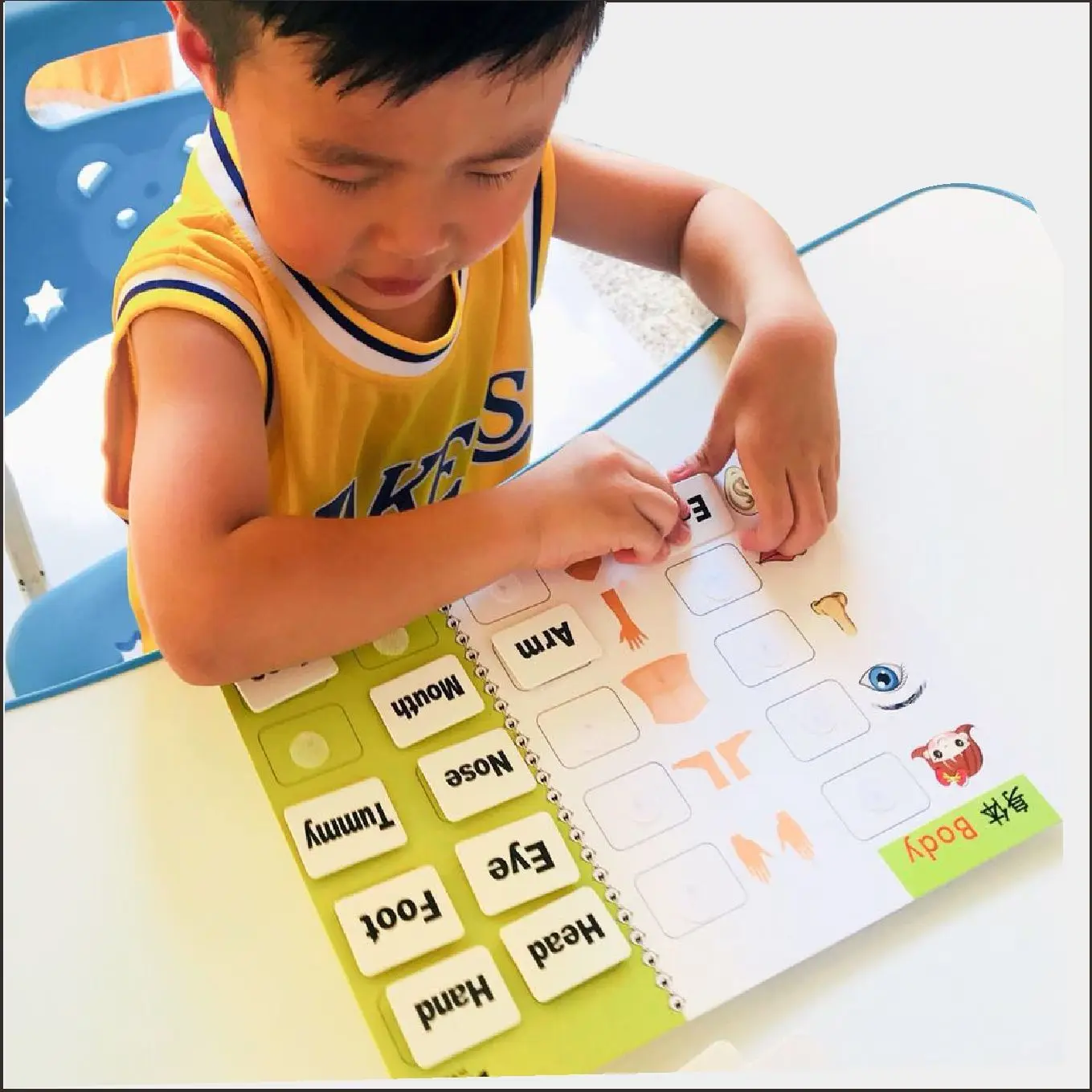 Kindergarten Children's And Babies' Character Recognition Device Character Card Sticking Book Set Early Childhood Chinese Charac