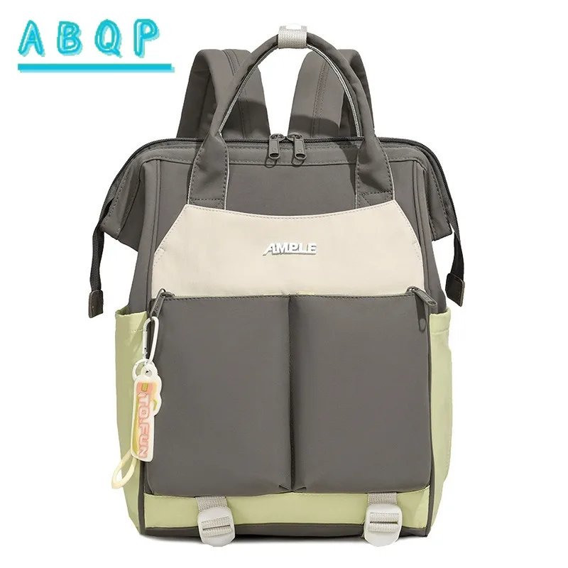 New Diaper Bag Backpack Fashion Baby Diaper Bag Backpack Large Capacity Multifunctional Portable Baby Products Storage Backpack